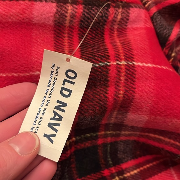 NWT Red Plaid Tartan Long Soft-Brushed Overcoat for Women - Picture 6 of 10